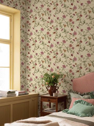 Каталог обоев в цветочек для спальни Flowers от Boråstapeter | Бесплатная доставка по России