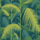 Обои Palm Jungle от Cole & Son арт. 112/1004. Плотные ветви пальмовых джунглей, лаймового цвета на бензиновом фоне, создают яркий дизан и эффект глубины пространства с помощью цветовых градаций оттенков.