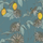 Обои Fardis - Skardu арт. 117081, где представлен изысканный растительный узор из вьющихся стеблей страстоцвета, украшенного необычными цветами и красочными плодами жёлтых и бирюзовых оттенков, на фоне структурного металлика цвета морской волны. Стильные обои, Стоимость, заказать доставку.