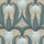 Обои в интерьере Fardis - Artisan арт. 11746. Дизайн напоминает средневековый стиль с угловатыми элементами, цветочный рисунок выполнен в небесно-голубых и горчичных оттенках с цвета морской растительностью на сером фоне. Каталог обоев, обои для квартиры, обои на стену.