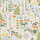 Флизелиновые обои из Швеции коллекция WONDERLAND от Borastapeter, с рисунком под названием HOPPMOSSE дизайнерские обои от Ханны Вернинг на котором изображены причудливые растительные узоры и животные на светлом фоне. Купить обои можно в интернет-магазине, бесплатная доставка, онлайн оплата