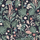 Для детской оригинальные обои Turgräs радуют глаз спокойным, приглушенным розово-зеленым узором на черном фоне. На этом красочном рисунке известного шведского дизайнера Ханны Вернинг (Hanna Werning) пышно зеленеют стилизованные растения, среди которых неспешно прогуливаются довольные жизнью черепашки.
