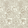 Бумажные обои Poppy артикул 216957 из каталога Ben Pentreaths Queen Square  от Morris & Co с абрисным узором в стиле Ар Нуво цветущих маков шоколадно коричневого цвета на молочном фоне