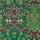 Дизайнерские английские обои Blackthorn артикул 216962 от Morris & Co с насыщенным многоцветным растительным орнаментом, напоминающим крупный гобелен, усыпанный цветами терна, незабудок и колокольчиков