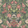 Флизелиновые обои Ortagard артикул 5721 из каталога Orangeri от Borastapeter с гобеленовым зеркальным орнаментом многоцветного ковра лекарственных трав в стиле Ар Нуво