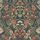 Флизелиновые цветочные обои Ortagard артикул 5722 из каталога Orangeri от Borastapeter с гобеленовым зеркальным орнаментом многоцветного ковра лекарственных трав в стиле Арт-Нуво