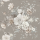Обои Floral Charm артикул 4251 из каталога Dreamy Escape от Borastapeter с цветочным узором  пышных букетов на серой поверхности под ткань шелка-сырца для гостиной, спальни или коридора