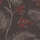 Обои арт. 69/8129. Пышная мимоза с листвой и цветами волнообразно тянется вверх и визуально вытягивая высоту помещения. Принт выполнен в коричневых с красным тонах. Подобрать обои, обои в квартиру, флизелиновые обои