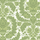 Обои арт. 94/9050. Растительный орнамент из цветов и листьев зеленого цвета на белом фоне, складывается в пышный дамаск крупного размера. Салон обоев, магазин обоев, купить обои Москва.
