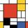 Многоцветное панно Architector "Mondrian" артикул KTM1002M с узором из геометрических фигур