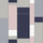 Обои флизелиновые Architector "Mondrian" артикул KTM1120 с крупным геометрическим узором в приглушенных сером, бежевом, розовом и синем цвете образующим полосы для гостиной