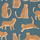 Посмотреть Обои для детской Lionel с леопардами на синем фоне из коллекции Esala от Scion в каталоге.