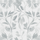 Купить Обои для гостиной, дизайн Patanzzi арт. PDG1023/03 из коллекции Majolica от Designers guild с листьями серого цвета на белом фоне,б бесплатной доставкой