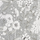 Купить обои для гостиной арт. PDG1050/04  из коллекции Mandora от Designers Guild, Великобритания с растительным принтом  белого цвета на серебристом фоне в интернет-магазине Odesign, онлайн оплата, бесплатная доставка