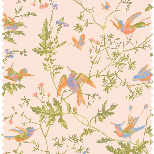 Рисунок Hummingbirds на 100% хлопке, арт. F125/3010 от Cole&Son, Англия.