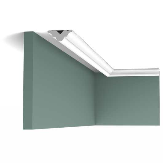Потолочный плинтус арт. PB513N от Orac Decor - Небольшой классический профиль с элегантными завитками. Применяется как на стенах, так и на потолке.