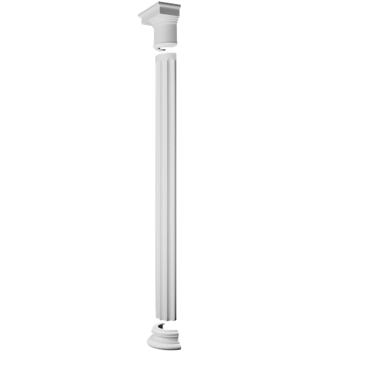 Простая дорическая полукапитель K1111