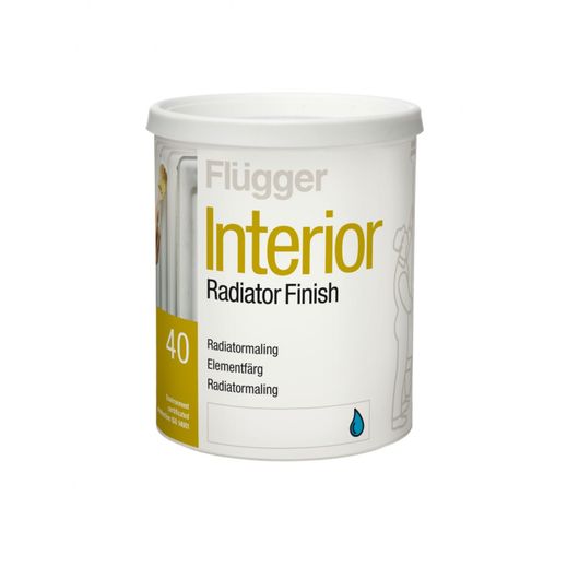 Краска Flügger Interior Radiator Finish