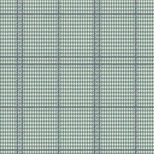 Купить, текстильные обои на флизелиновой основе, для коридора, арт. 089751 из коллекции Oxford от Emil&Hugo, Германия, с геометрическим рисунком, клетка, в зелено-синем цвете, в интернет-магазине О-Дизайн.