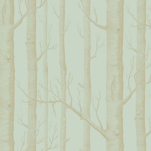 Обои Woods  ̶  это классический дизайн Cole & Son с изображением таинственного леса для гостиной.  Купить обои в интернет-магазине, онлайн оплата, бесплатная доставка.