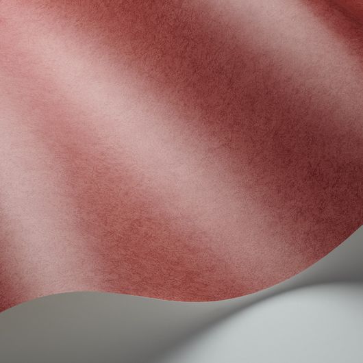 Сдержанные и элегантные обои Cordovan от Cole & Son сложного красно-розового оттенка с рисунком, имитирующим мягкую дубленую кожу. Выбрать обои для кабинета, коридора в магазине, большой ассортимент.