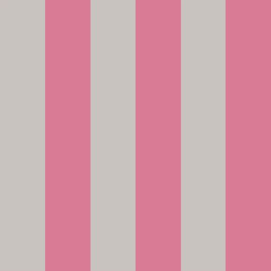 Обои из Великобритании коллекции MARQUEE STRIPES от COLE & SON. Glastonbury Stripe - розово-серый, широкий полосатый принт для детской. Купить обои в интернет-магазине, большой ассортимент, бесплатная доставка.