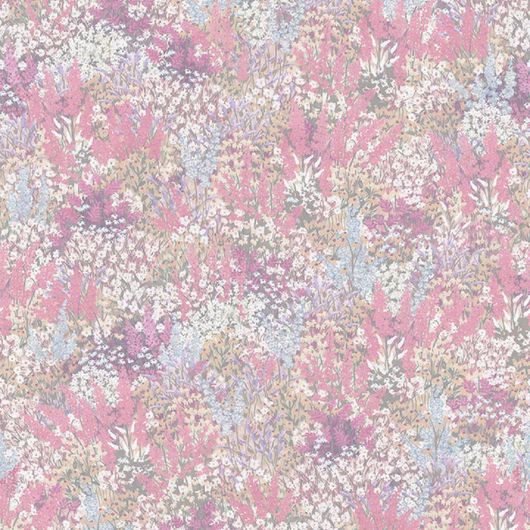 Английские обои Petite Fleur Cerise & Eau de Nil, арт. 120/2007 из каталога The Gardens, пр-во Cole&Son, Великобритания в цвете вишни и нильской воды.