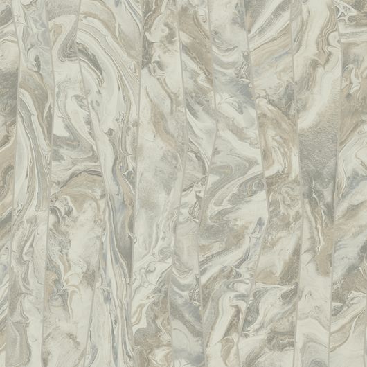Моющиеся виниловые обои Modern Marble артикул 1201-3 из каталога Octagon от  AdaWall с крупным фактурным узором под камень серого цвета для ванной, кухни или спальни