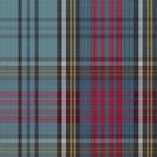 Купить премиальные обои MacAndreas Tartan Petrol & Rouge арт. 130/1002 от Cole & Son, каталог Cole&Son x Vivienne Westwood. Классический шотландский клетчатый узор Тартан в цвете бензина и розовых румян. Детальный рисунок, демонстрирующий качество печати в стиле Jaspe, где отчетливо видна каждая нить.
