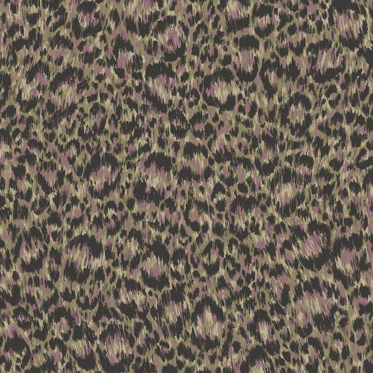 Купить премиальные обои Hand-Painted Leopard  Moss & Mauve арт. 130/4011 от Cole&Son, каталог Cole&Son x Vivienne Westwood. Необычный анималистичный узор во мховом и лиловом цвете. Стилизованный леопардовый рисунок трафаретной печати в бунтарском духе.