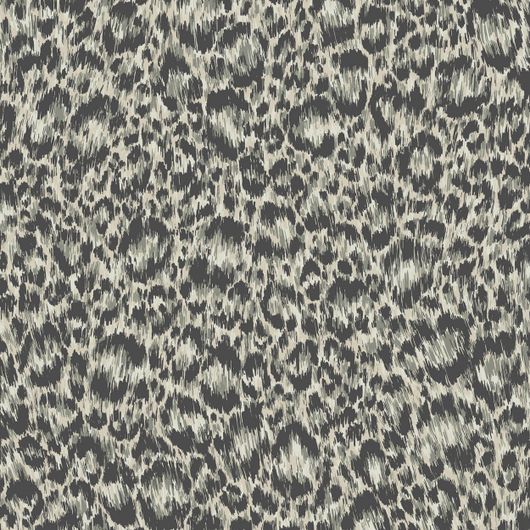 Купить премиальные обои для стен Hand-Painted Leopard Grey & Metallic Silver арт. 130/4013 от Cole&Son, каталог Cole&Son x Vivienne Westwood. Необычный анималистичный узор в сером и серебристый металлик цвете. Стилизованный леопардовый рисунок трафаретной печати в бунтарском духе.