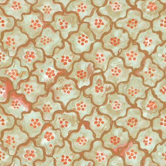 Купить дизайнерские обои Vivienne Love Andreas Mint & Tangerine арт. 130/6021 от Cole&Son, каталог Cole&Son x Vivienne Westwood. Высокохудожественный узор, напоминающий плитку в модном цвете мяты и мандарина, который украсит ваши стены оригинальным произведением искусства новатора моды, рассказывающим о давней истории любви и творческом партнерстве.