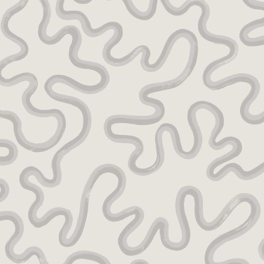 Купить дизайнерские обои Rainforest Squiggle Soft Grey & Dove on Chalk арт. 130/8029 от Cole&Son, каталог Cole&Son x Vivienne Westwood. Смелая современная настенная роспись, излучающая яркую энергию. Извилистый мазок позволяет взгляду скользить по композиции, не прерывая движения руки художника в мягком сером цвете на фоне цвета штукатурки.
