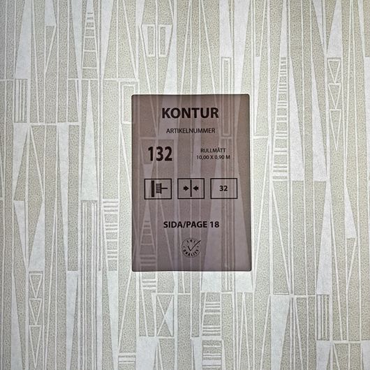 Узнать цену обоев под покраску 132 из коллекции Kontur 15 от Eco Wallpaper, с мелким абстрактным геометрическим узором