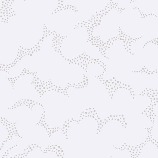 Флизелиновые обои из Швеции коллекция WONDERLAND от Borastapeter, с рисунком под названием MOLNTUSS дизайн обоев от Ханны Вернинг серые облака на белом фоне. Онлайн оплата, большой ассортимент, бесплатная доставка