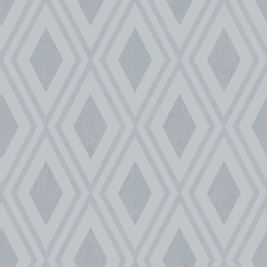 Флизелиновые обои из Швеции коллекция Northern FEELINGS от Collection For Walls под названием Modern Trellis. Крупный геометрический рисунок голубого цвета. Фон обоев имитирует ткань. Обои для коридора, обои для гостиной. Большой ассортимент, онлайн оплата, купить обои