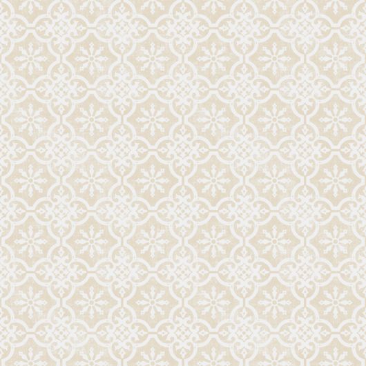 Флизелиновые обои из Швеции коллекция Northern FEELINGS от Collection For Walls. Рисунок Marrakesh Small имитация керамической плитки белого и бежево-желтого оттенка. Обои для кухни, обои для гостиной. Купить обои в интернет-магазине Одизайн, бесплатная доставка, онлайн оплата