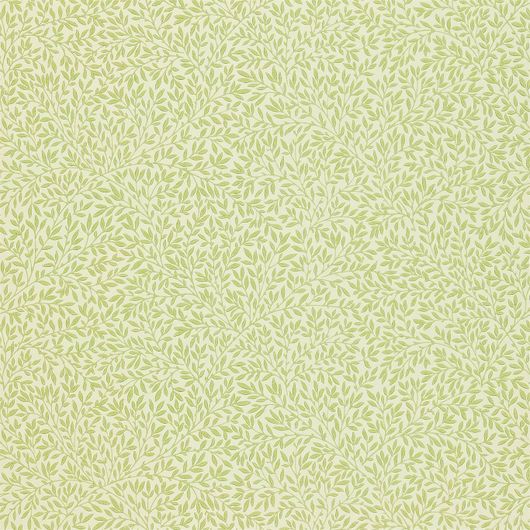 Купить дизайнерские обои Standen с мелким лиственным узором  оливково зеленого цвета артикул 216833 из коллекции Compilation Wallpaper от Morris & Co для коридора