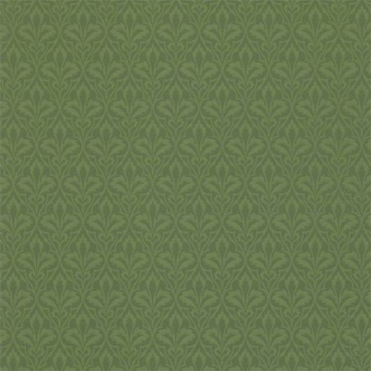 Купить фоновые обои для гостиной  Owen Jones арт. 216855 из коллекции Compilation Wallpaper от Morris в насыщенном зеленом цвете, с бесплатной доставкой в Москве.