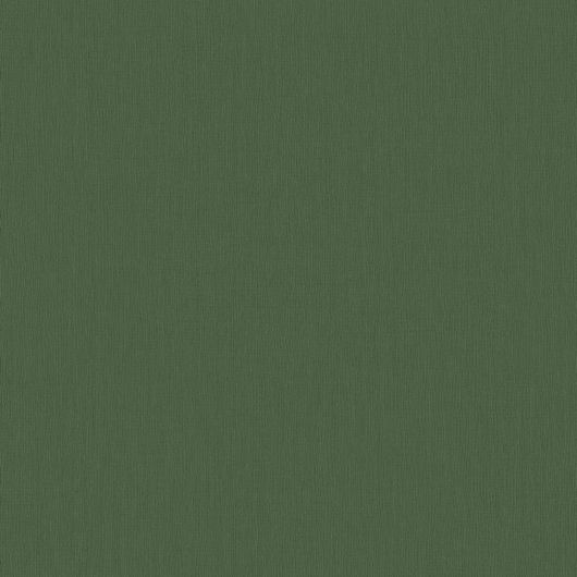Виниловые обои "Monochrome" глубокого зеленого цвета с фактурным узором под ткань для гостиной или кабинета