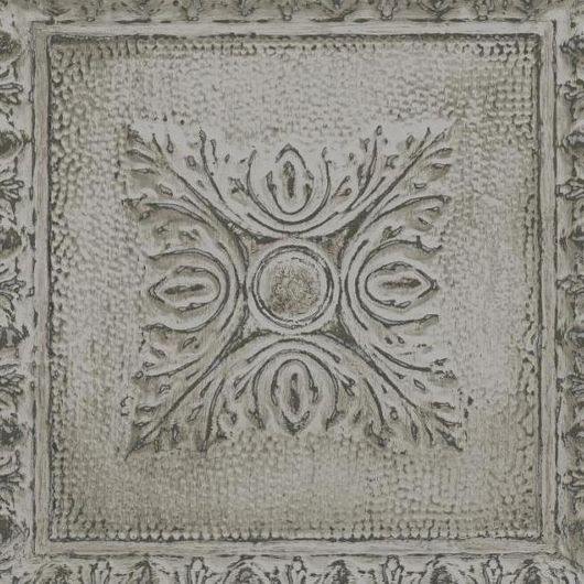 Флизелиновые обои Aura Restored FD24034 (2540-24034). Винтажная плитка с орнаментом.Купить недорого в Москве.Заказать с доставкой. Для кухни. Обои для квартиры.