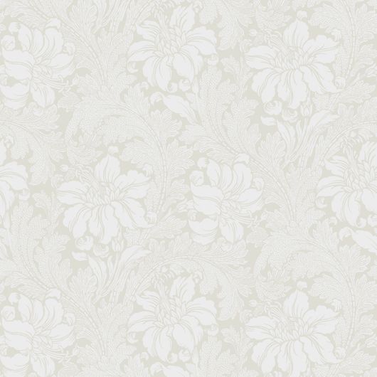 Флизелиновые обои из Швеции коллекция ARKIV ENGBLAD от ENGBLAD&CO под названием ACANTHUS. Винтажный цветочный узор белого цвета на бежевом фоне. Обои для спальни, обои для кабинета, для гостиной. Большой ассортимент, купить обои в салоне Одизайн