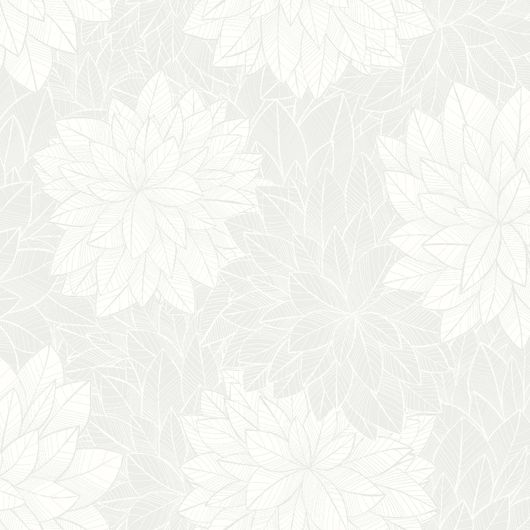 Растительный рисунок с плотной  мелкой листвой кустового растения. Шведские обои из коллекции Eco "White & Light" арт.7186.Заказать в интернет-магазине. Бесплатная доставка.Большой выбор обоев. Экологичные обои
