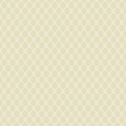 Раппорт флизелиновых обоев Boråstapeter Herman Yellow (арт. 8732). Диагональный клетчатый узор с очаровательными маленькими цветами в кремово-белых и более тёмных жёлтых тонах на тёплом бледно-жёлтом фоне. Коллекция Herrgård от Boråstapeter.