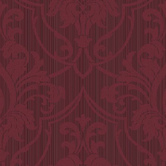 Обои с классическим рисунком из Великобритании коллекции  ARCHIVE TRADITIONAL от COLE & SON. Красивый  дамасский узор красного цвета на бордовом фоне. Заказать обои для гостиной, коридора. Онлайн оплата, бесплатная доставка.