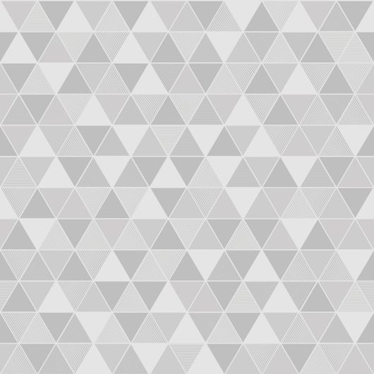 Обои из Швеции коллекция Graphic World, с рисунком под названием Triangular  выполнены в светло-серых тонах и представляют собой чарующе-парадоксальное сочетание сложности и простоты. Разнообразие геометрических фигур. Шведские обои купить, салон обоев ОДизайн, в интернет-магазине, бесплатная доставка, оплата онлайн, большой ассортимент