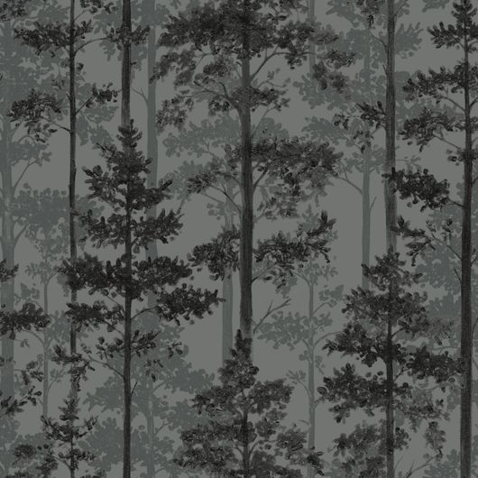 Обои из Швеции коллекция Graphic World . Pine вдохновлен красотой высоких хвойных лесов Скандинавии. Выполнен в темных тонах. Шведские обои купить, салон обоев ОДизайн, в интернет-магазине, бесплатная доставка, оплата онлайн, большой ассортимент
