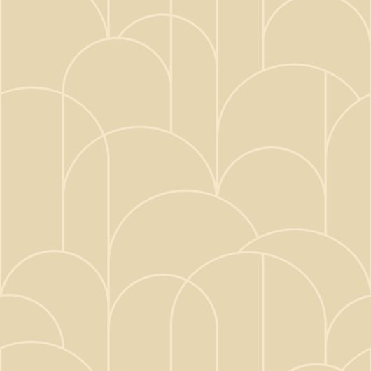 Флизелиновые обои из Швеции коллекция COLOURED от ECO WALLPAPER под названием Arch изящный рисунок с арочными элементами пастельного желтого оттенка. Обои для гостиной, обои для спальни. Бесплатная доставка, онлайн оплата, большой ассортимент