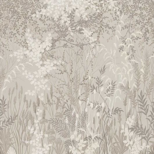 Цифровые обои для стен Hawthorn Grey, арт 9674W от Borastapeter, изображен цветущий луг или, возможно, дикий сад в нежных пудровых тонах. Заказать в интернет-магазине ODesign с бесплатной доставкой по всей России.