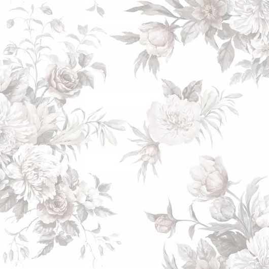 Цифровое панно для стен Floral Charm Grand Grey, арт 9720W от Borastapeter – фотообои, на которых нарисованы вручную цветочные букеты в пудровых оттенках розового и абрикосового с листвой в приглушенных серых, бежевых и зеленых тонах. Фон выполнен в мягком белом оттенке. Закажите эти изысканные обои в интернет-магазине ODesign. Бесплатная доставка по всей России.